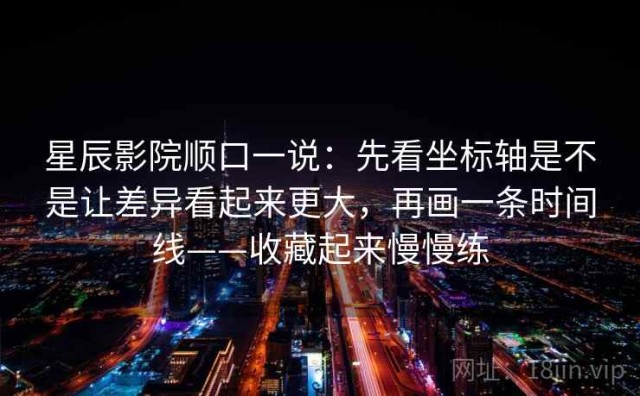 星辰影院顺口一说：先看坐标轴是不是让差异看起来更大，再画一条时间线——收藏起来慢慢练